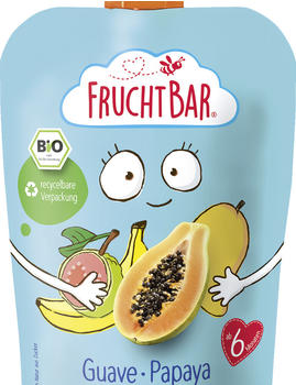 Frucht Bar Bio Fruchtpüree Guave, Papaya, Mango, Banane