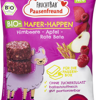 Frucht Bar Bio Hafer-Happen Himbeere, Apfel, Rote Bete