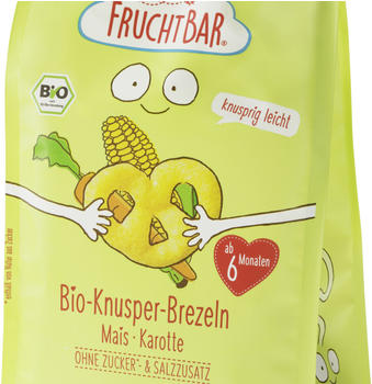 Frucht Bar Bio Knusper-Brezeln Mais, Karotte