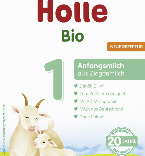 Holle Bio Anfangsmilch 1 aus Ziegenmilch (400g)