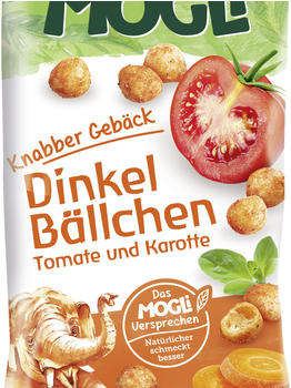 Mogli Bio Knabber Gebäck Dinkel Bällchen Tomate & Karotte