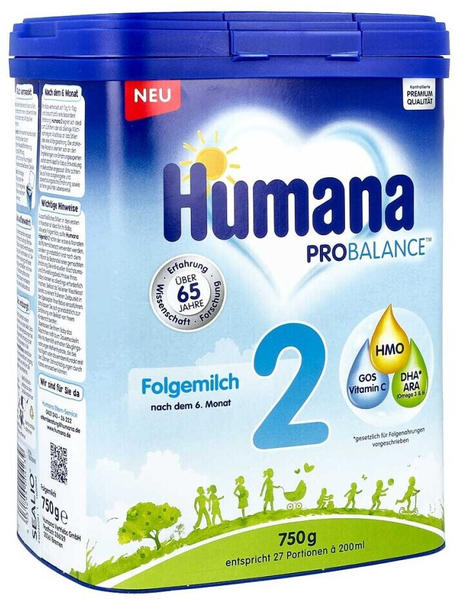 Humana Probalance Folgemilch 2 750g