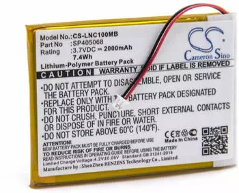 vhbw Akku kompatibel mit Luvion Supreme Connect (2000mAh, 3,7V, Li-Polymer)