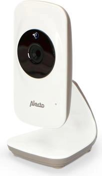 Alecto DVM-71C Babyphone mit Kamera Zusatzkamera DVM-71 gro&szlig;e Reichweite schwenkbare Kamera erweiterbar VOX Funktion wei&szlig;