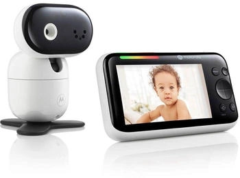 Motorola Baby-Monitor 5" Pan & Tilt (PIP1510) – Perfekte Sicht zu jeder Tageszeit dank intelligenter Nachtsichtfunktion