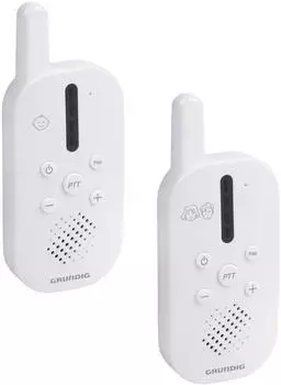 Grundig DECT Audio-Babyphone 150m Reichweite, LED-Tonanzeige, wei&szlig; (B0G5Z23SSH)
