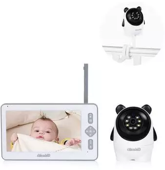 Chipolino Babyphone Titan Kamera 7 Zoll, wei&szlig;, VOX (VIBEFTI02501WH)