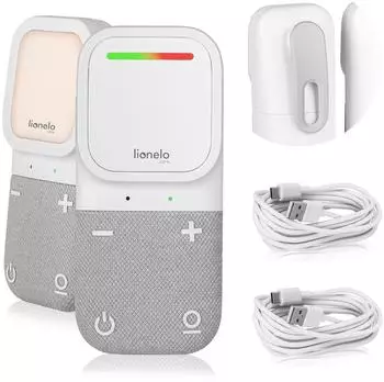 Lionelo Babyline 2.2 Digitales Audio-Babyphone mit Nachtlicht