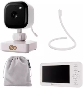 Kinderkraft NITEEYE TRAVEL Babyphone mit Kamera, 4,3" Display, wei&szlig; (KENITR00WHT0000)