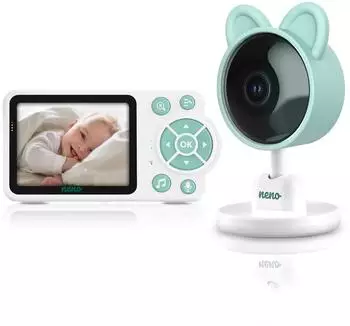 NENO Bambino Babyphone mit Kamera, 2,8 Zoll, 4x Zoom, IR-Nachtsicht, VOX (BAMBINO)