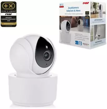 Reer BabyCam XL Move Zusatzkamera Weitwinkel, Nachtsicht (80511)