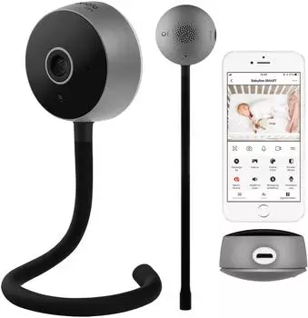 Lionelo Babyline Smart Babyphone mit Kamera, WLAN, HD, Nachtsicht, Temperatursensor
