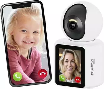 Momini CommuniCare Zwei-Wege Babyphone mit Kamera