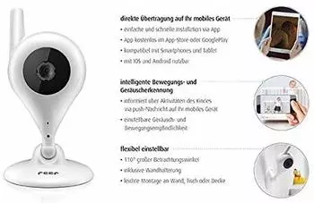 Reer IP BabyCam – Strahlungsarme Technologie für die Sicherheit Ihres Kindes