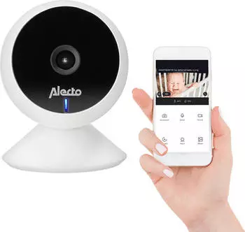 Alecto WLAN-Babyphone mit Kamera Smartbaby 5, wei&szlig;