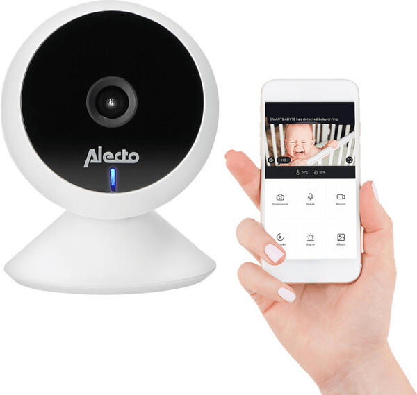 Alecto WLAN-Babyphone mit Kamera Smartbaby 5, weiß