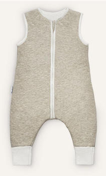 Ehrenkind Baby-Schlafsack mit Beinen und Wollfüllung beige