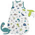 Schlummersack Musselin Babyschlafsack 0.5 Tog Dinosaurier