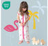 Schlummersack Musselin Schlafsack mit Füßen 0.5 Tog Flamingo
