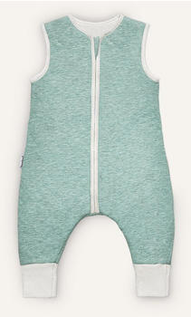 Ehrenkind Baby-Schlafsack mit Beinen und Wollf&uuml;llung hellgr&uuml;n