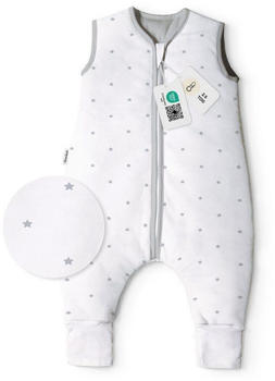Ehrenkind Schlafsack mit Beinen 2.5 TOG Weiß graue