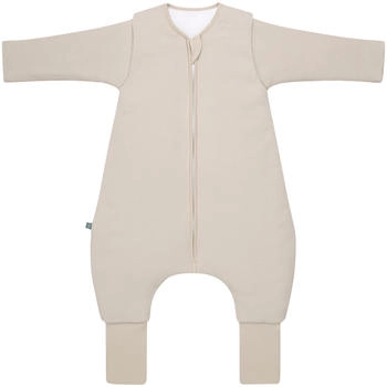 emma & noah Schlafsack mit Füßen 3.5 TOG beige