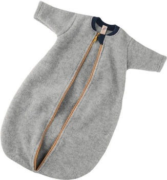 Engel Baby-Schlafsack Fleece mit Reißverschluss Hellgrau Melange (576010-091-5056)