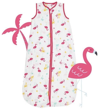 Schlummersack Musselin Babyschlafsack 0.5 Tog Flamingo