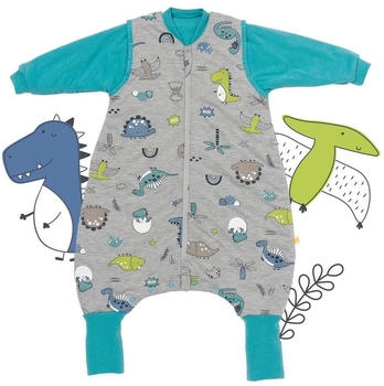 Schlummersack Schlafsack mit Füßen und umklappbaren Bündchen 2.5 Tog Dinosaurier