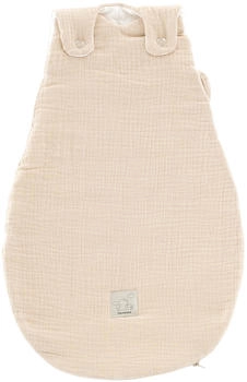 Träumeland Liebmich Ganzjahresschlafsack 2.5 TOG Baumwollmusselin beige