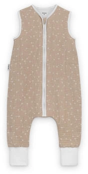 Ehrenkind Schlafsack mit Beinen Sommer Musselin 1.0 TOG Beige Pusteblume