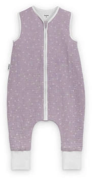 Ehrenkind Schlafsack mit Beinen Ganzjährig Musselin 2.5 TOG Flieder Pusteblume