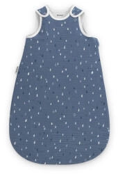 Ehrenkind Babyschlafsack Ganzjährig Musselin 2.5 TOG Jeansblau Tropfen