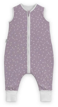 Ehrenkind Schlafsack mit Beinen Ganzjährig 2.5 TOG Flieder Pusteblume