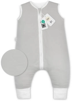 Ehrenkind Schlafsack mit Beinen Ganzjährig 2.5 TOG Hellgrau