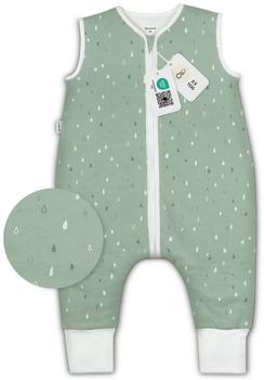 Ehrenkind Schlafsack mit Beinen Ganzjährig 2.5 TOG Jade Tropfen