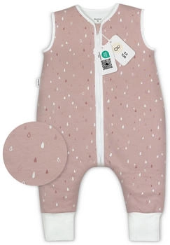 Ehrenkind Schlafsack mit Beinen Ganzjährig 2.5 TOG Rosé Tropfen