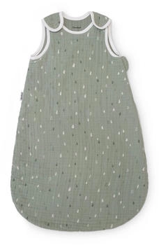 Ehrenkind Babyschlafsack Sommer Musselin 0.5 TOG Jade Tropfen