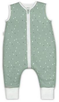 Ehrenkind Schlafsack mit Beinen Sommer 1.0 TOG Jade Tropfen