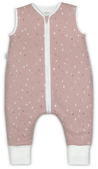 Ehrenkind Schlafsack mit Beinen Sommer 1.0 TOG Rosé Tropfen