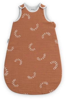 Ehrenkind Babyschlafsack Sommer Musselin 1.0 TOG Zimt Gemustert