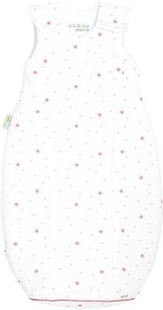 Odenwälder BabyNest airpoints Jersey-Schlafsack stars and dots rouge