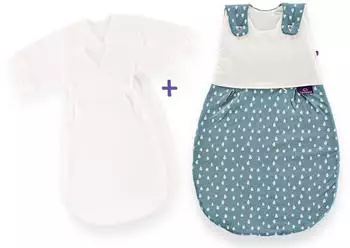 Träumeland Liebmich Schlafsack-Set ozeanblau