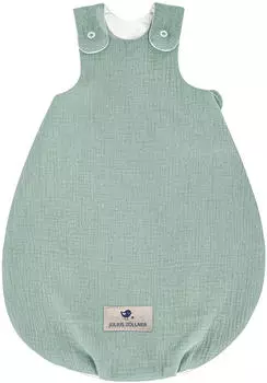 Julius Zöllner Koon - Babyschlafsack aus Baumwollmusselin grün