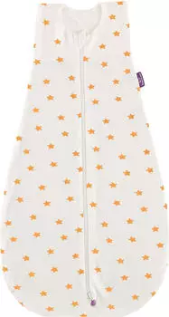 Träumeland Liebmich Sommerschlafsack Tencel Sterne gelb
