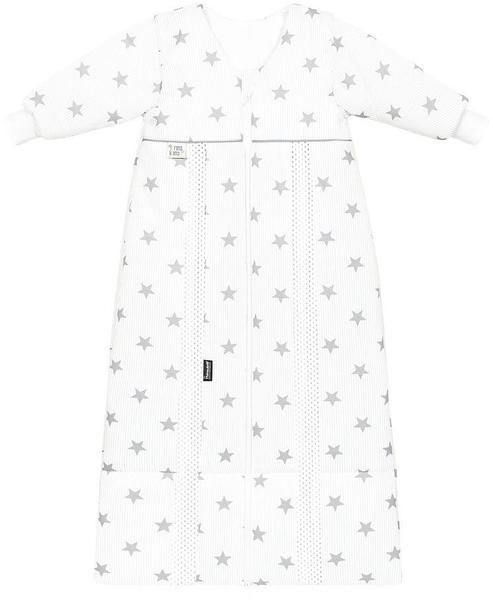 Odenwälder BabyNest prima klima Thinsulate-Jersey-Schlafsack mit Arm stars light grey