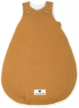 Julius Z&ouml;llner Musselin Babyschlafsack Zimt