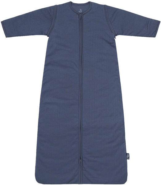 Jollein Basic Stripes Winterschlafsack mit abnehmbaren Ärmeln blau