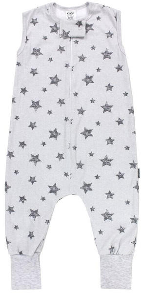 TupTam Babyschlafsack mit Beinen unwattiert Sterne grau
