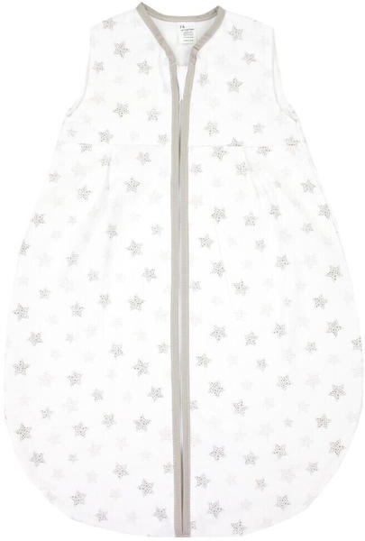 TupTam Baby Sommer Schlafsack ohne Ärmel unwattiert 0.5 TOG Tupfen-Sterne grau
